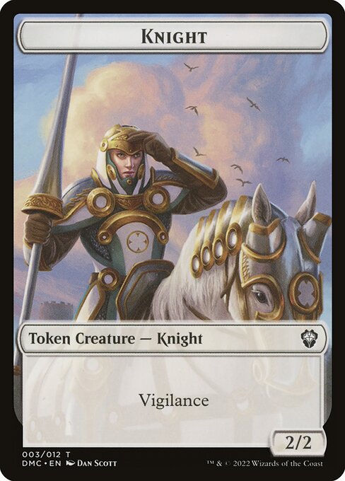 Knight from Dominaria United Commander Tokens