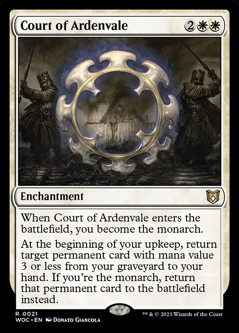 Court of Ardenvale highlighted card art