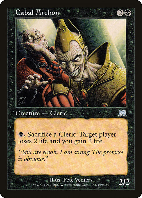 Cabal Archon highlighted card art
