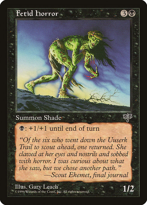 Fetid Horror highlighted card art