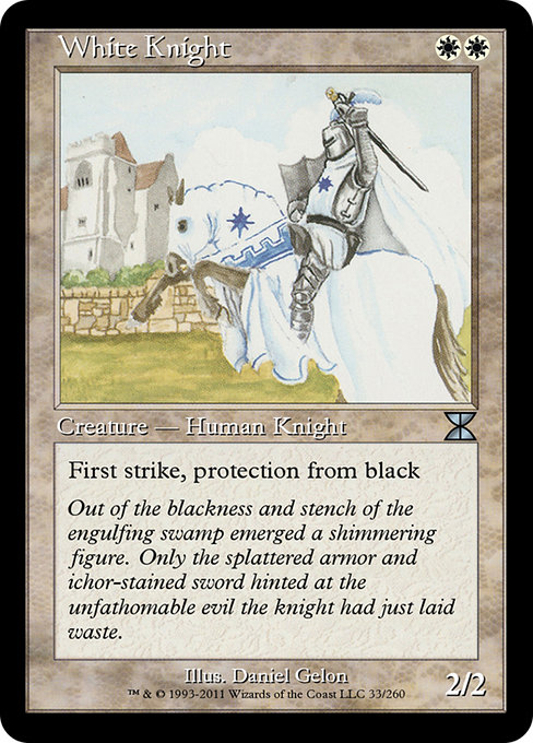 White Knight from Masters Edition IV