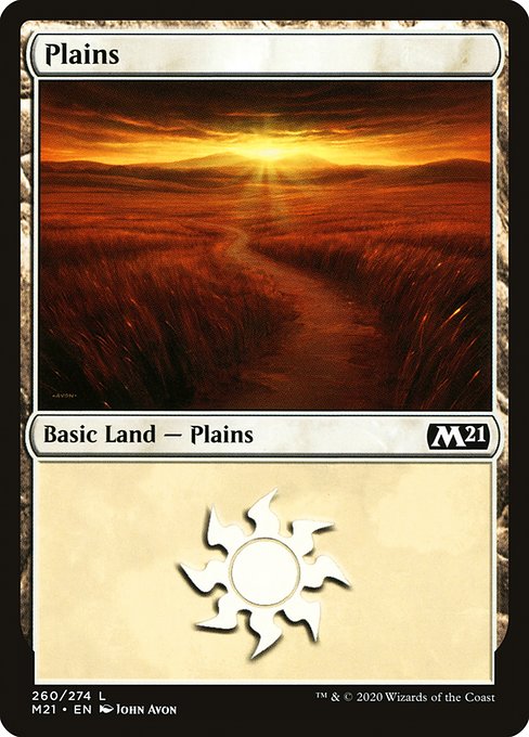 Plains from Core Set 2021