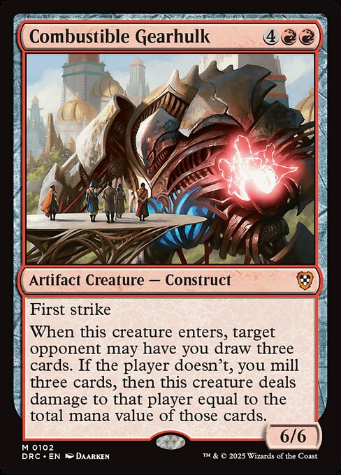 Combustible Gearhulk from Aetherdrift Commander