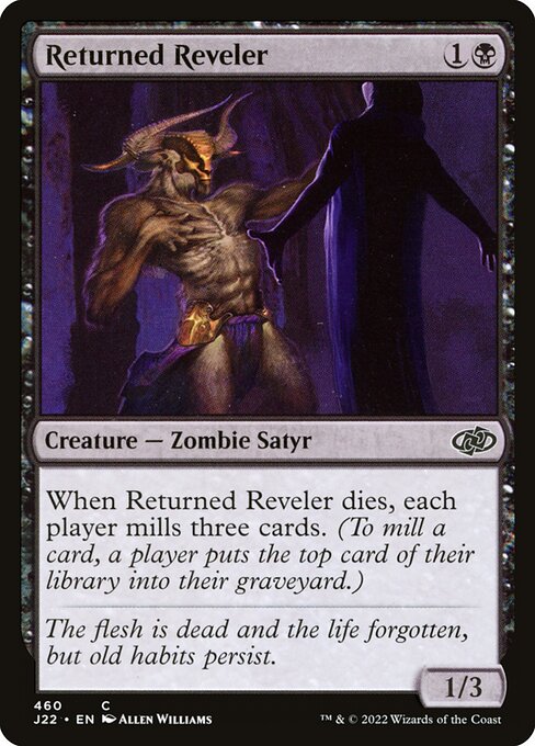 Returned Reveler highlighted card art
