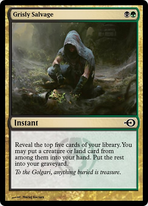Grisly Salvage from Magic Online Promos