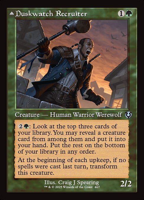 Duskwatch Recruiter // Krallenhorde Howler from Innistrad Remastered