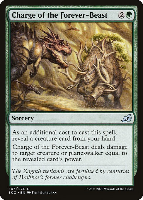 Charge of the Forever-Beast highlighted card art