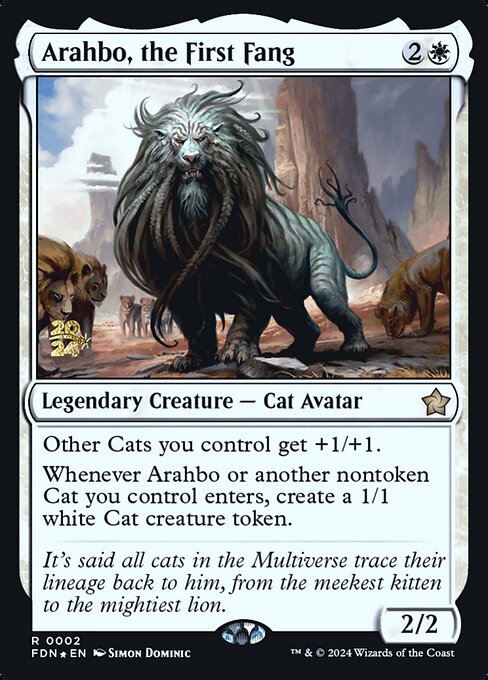Arahbo, the First Fang from Foundations Promos