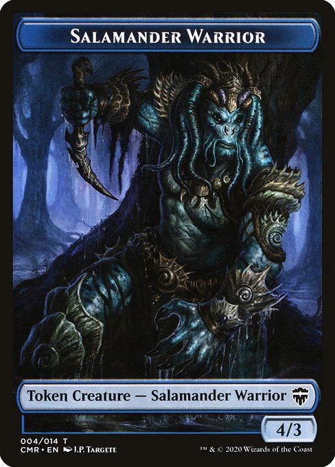 Salamander Warrior from Commander Legends Tokens