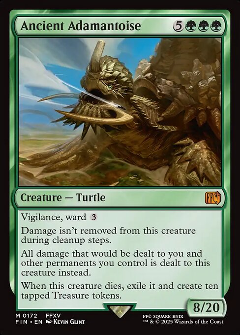 Ancient Adamantoise highlighted card art