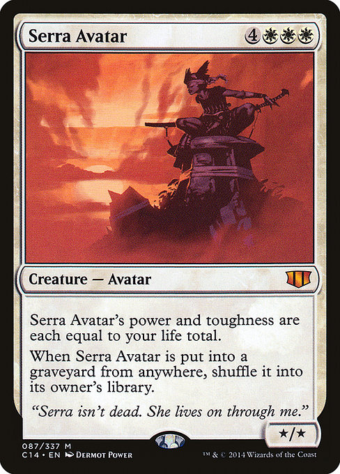 Serra Avatar from Commander 2014