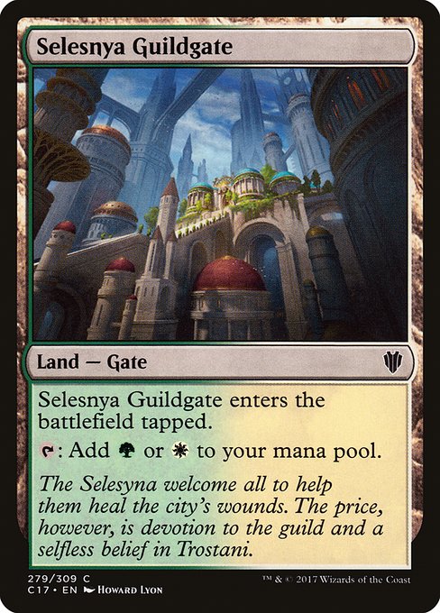 Selesnya Guildgate from Commander 2017