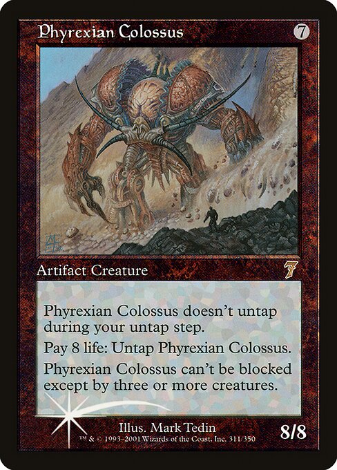 Phyrexian Colossus from Seventh Edition