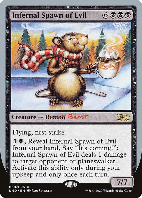 Infernal Spawn of Evil highlighted card art