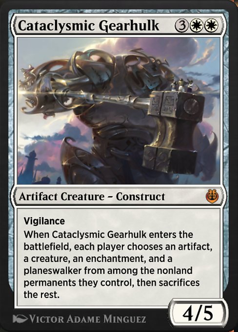 Cataclysmic Gearhulk from Kaladesh Remastered