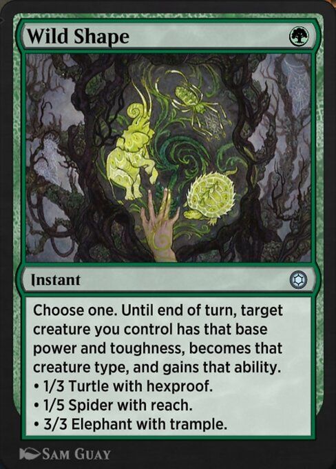 Wild Shape highlighted card art