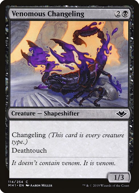 Venomous Changeling from Modern Horizons