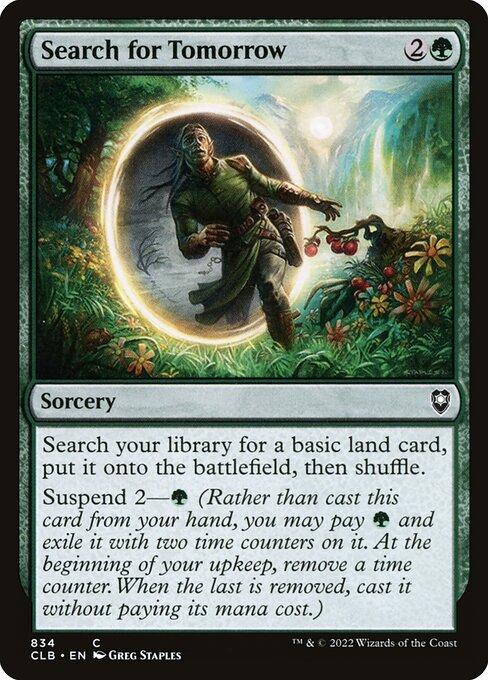 Search for Tomorrow from Commander Legends: Battle for Baldur's Gate