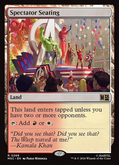 Spectator Seating from Marvel Super Heroes Commander