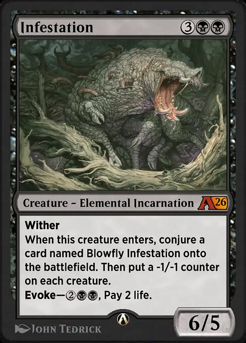 Infestation highlighted card art