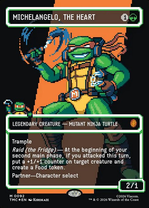 Michelangelo, the Heart from Teenage Mutant Ninja Turtles Eternal