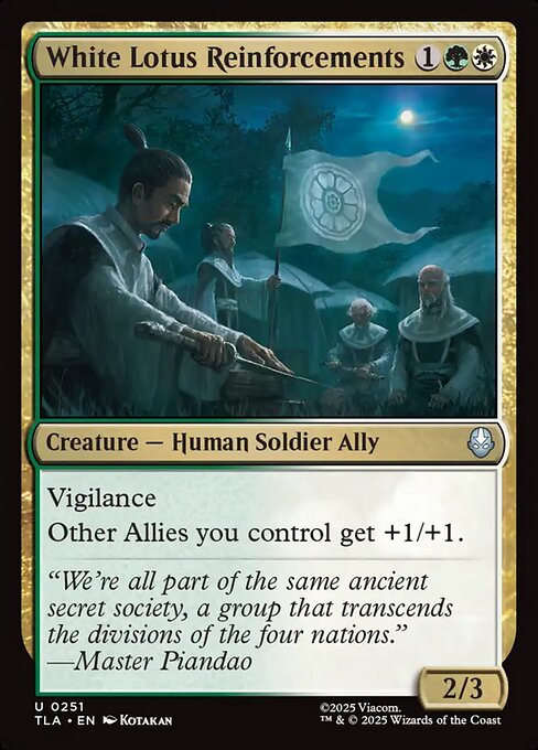 White Lotus Reinforcements from Avatar: The Last Airbender