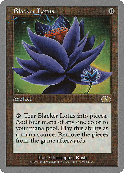 Blacker Lotus from Unglued