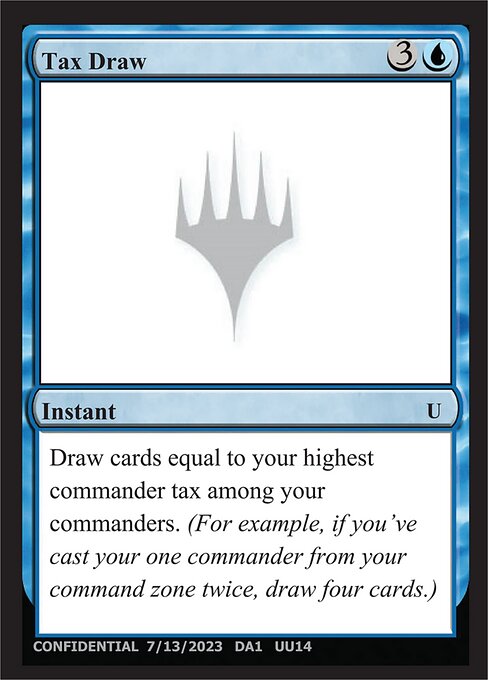 Tax Draw highlighted card art