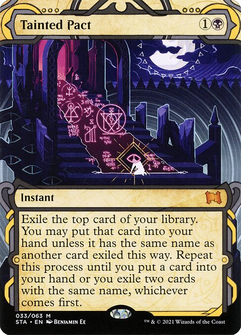 Tainted Pact highlighted card art