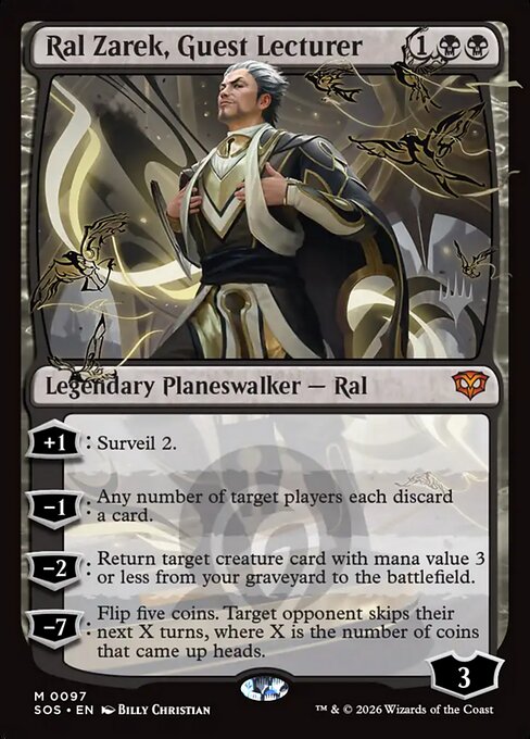 Ral Zarek, Guest Lecturer from Secrets of Strixhaven Promos