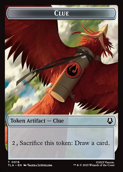 Clue from Avatar: The Last Airbender Tokens