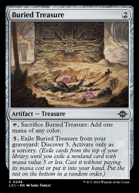 Buried Treasure highlighted card art
