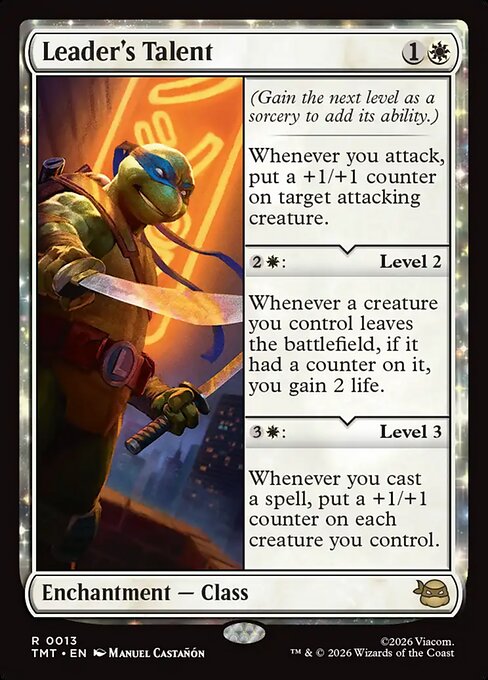Leader's Talent from Teenage Mutant Ninja Turtles