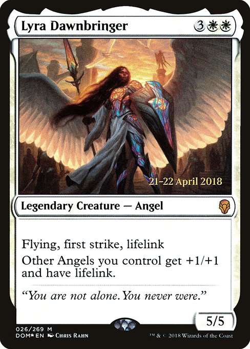 Lyra Dawnbringer from Dominaria Promos