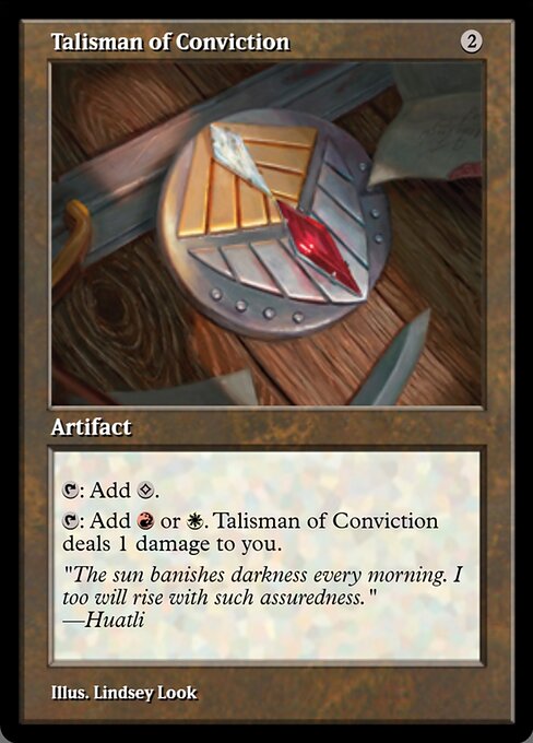 Talisman of Conviction highlighted card art