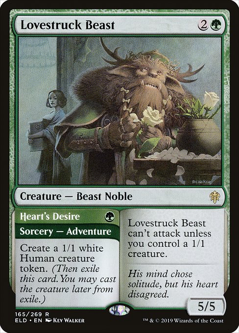 Lovestruck Beast // Heart's Desire from Throne of Eldraine