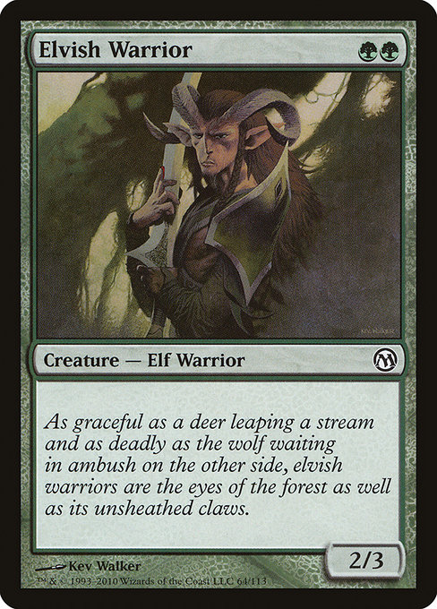 Elvish Warrior from Duels of the Planeswalkers