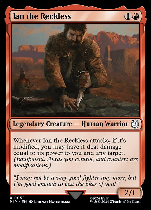 Ian the Reckless highlighted card art