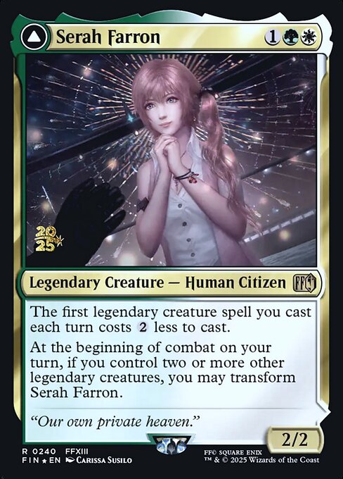 Serah Farron // Crystallized Serah from Final Fantasy Promos