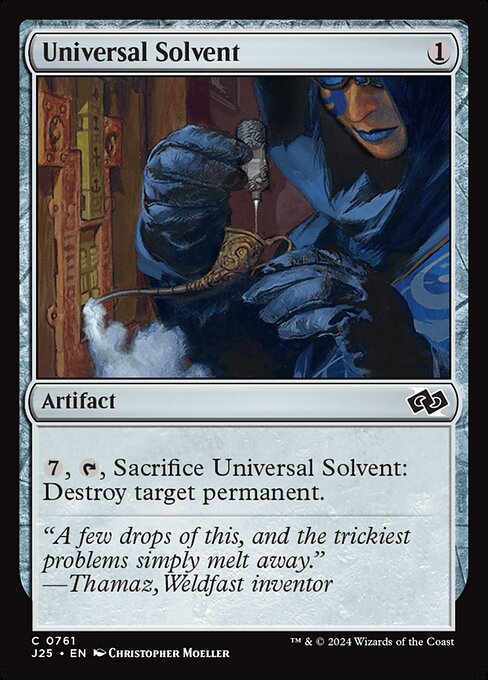 Universal Solvent highlighted card art