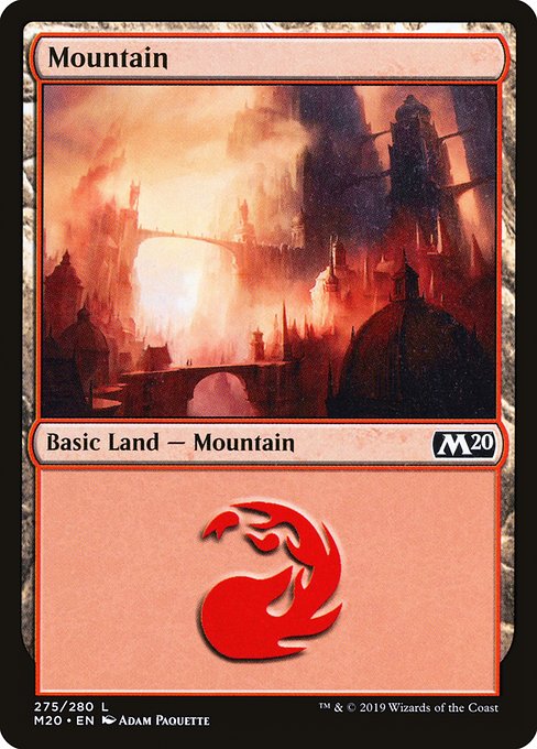 Mountain from Core Set 2020
