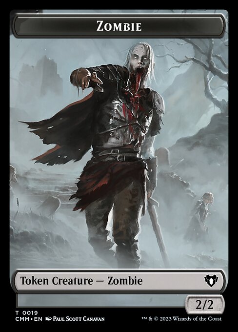 Zombie from Commander Masters Tokens