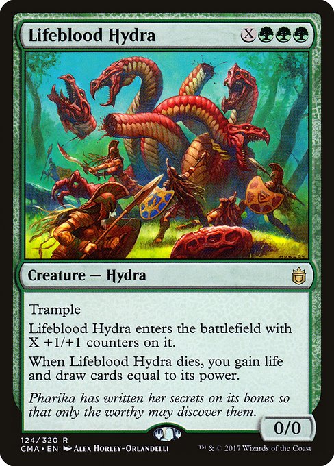 Lifeblood Hydra from Commander Anthology