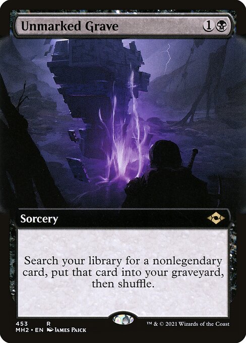 Unmarked Grave from Modern Horizons 2