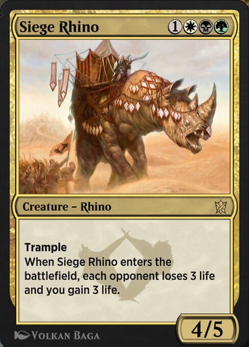 Siege Rhino from Explorer Anthology 1