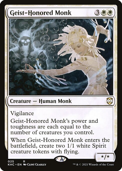 Geist-Honored Monk highlighted card art