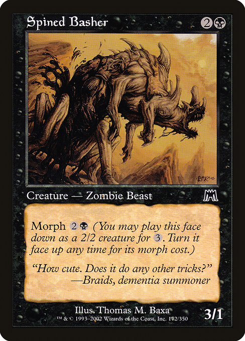 Spined Basher highlighted card art