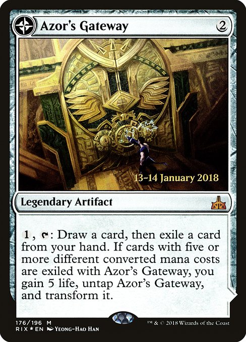 Azor's Gateway // Sanctum of the Sun from Rivals of Ixalan Promos