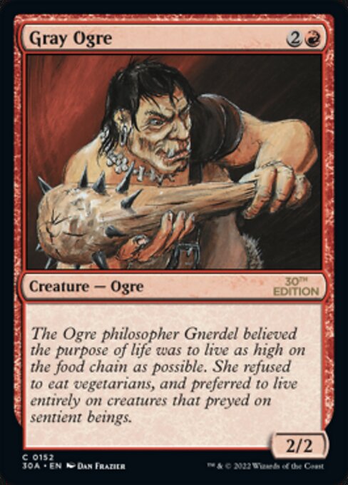 Gray Ogre highlighted card art
