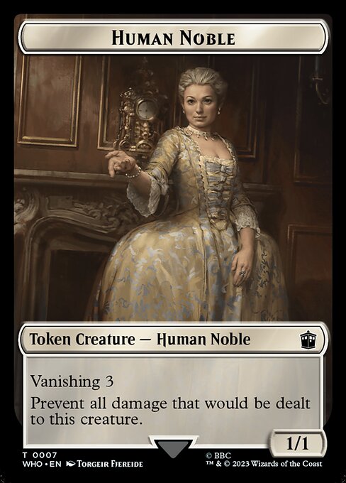 Human Noble from Doctor Who Tokens